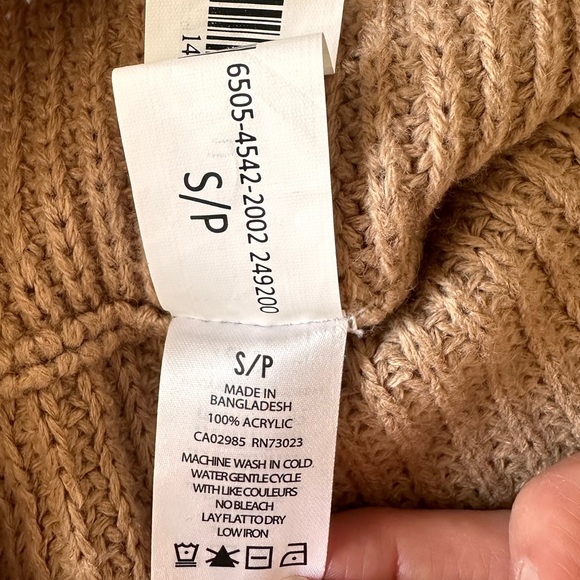 NWT Aeropostale Twist Open Back V Neck Sweater - Picture 5 of 5